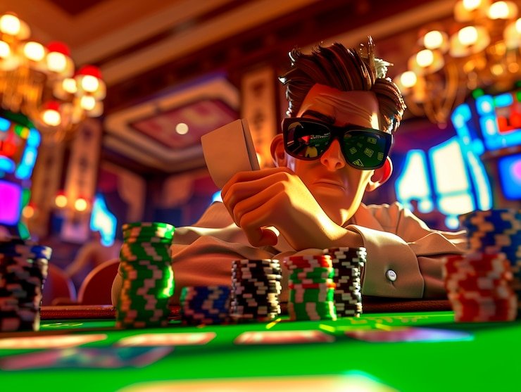 Live dealer tables with demo chip interface
